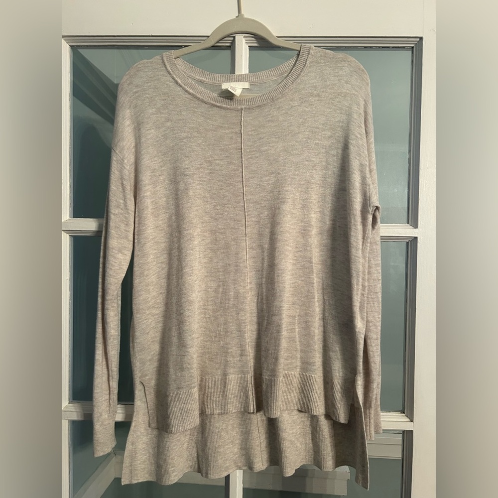 Long sleeve cream top